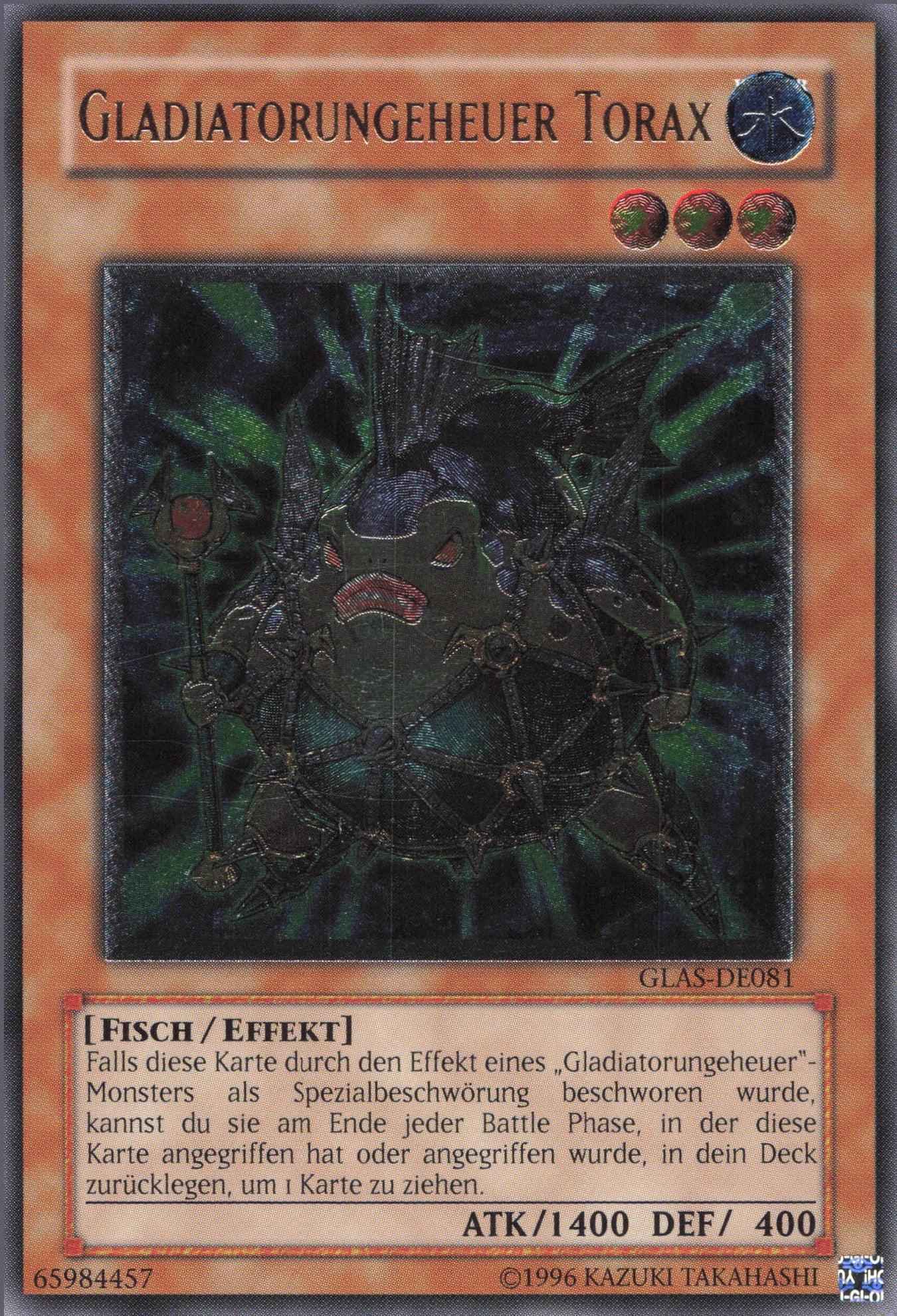 Yu-Gi-Oh! Gladiatorungeheuer Torax (V.2)