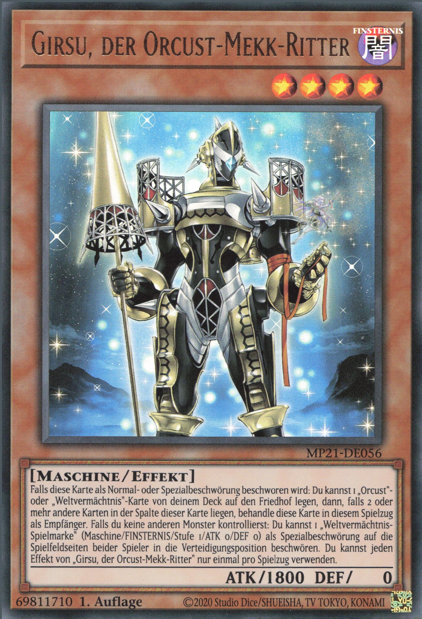 Yu-Gi-Oh! Girsu, der Orcust-Mekk-Ritter