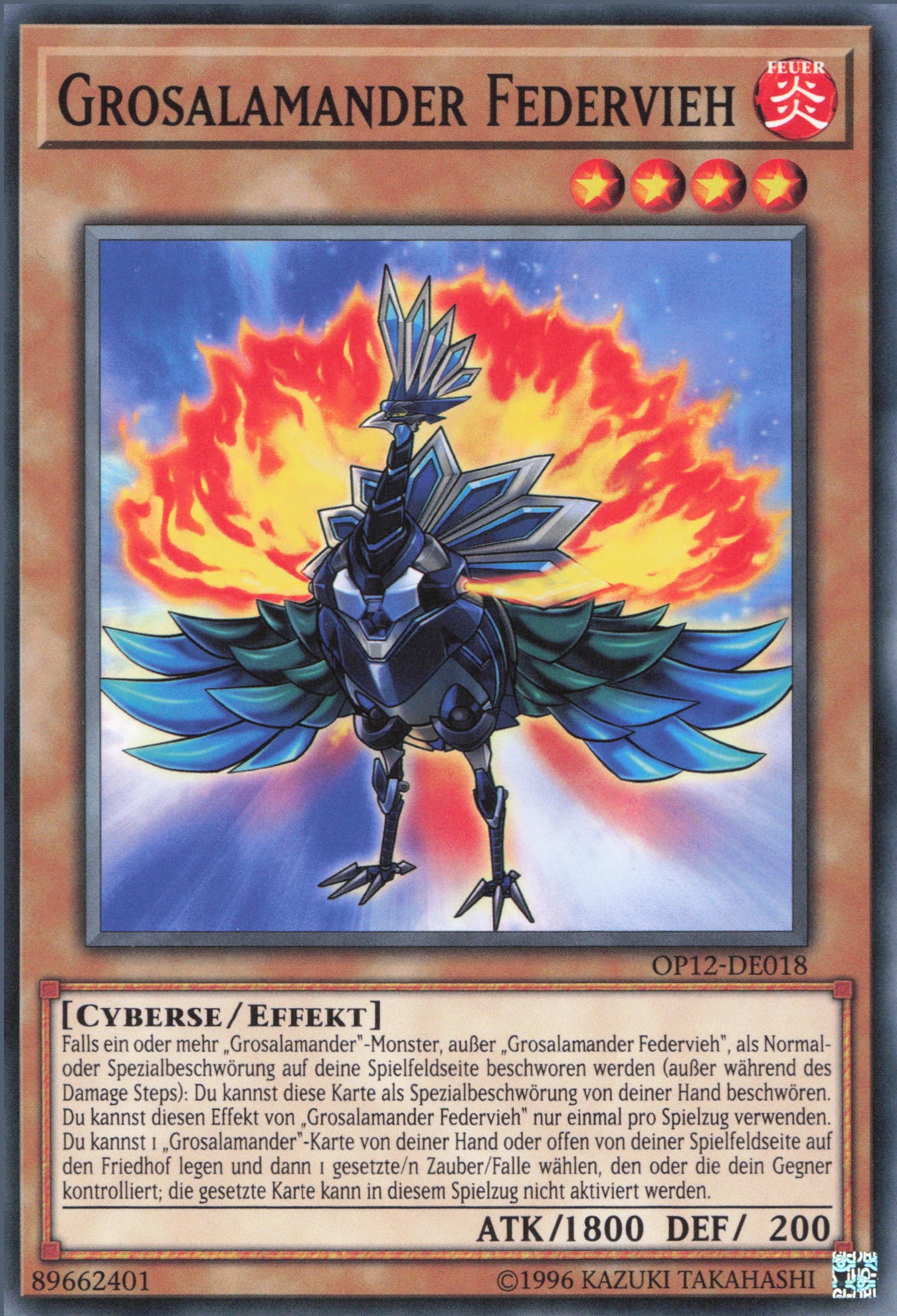 Yu-Gi-Oh! Grosalamander Federvieh