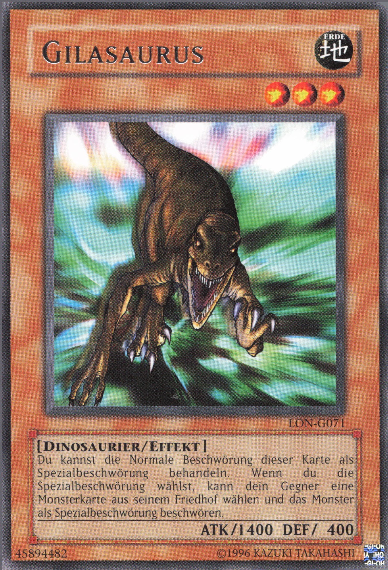 Yu-Gi-Oh! Gilasaurus (V.1)