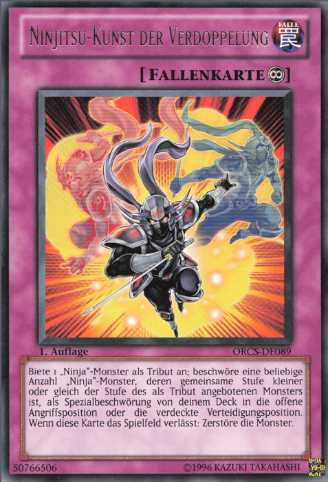 Ninjitsu-Kunst der Verdoppelung ORCS-DE089 Rare
