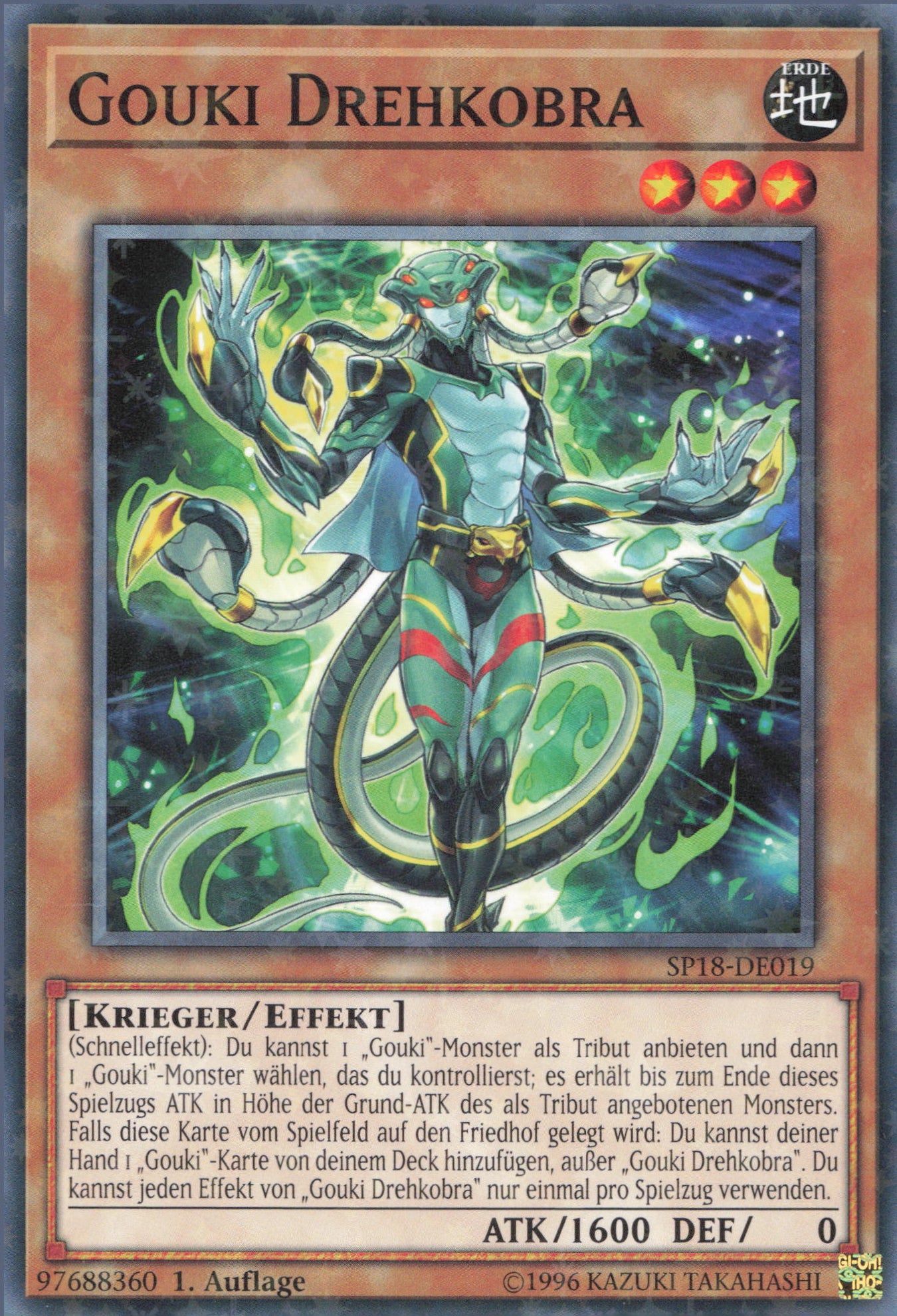 Yu-Gi-Oh! Gouki Drehkobra (V.2)