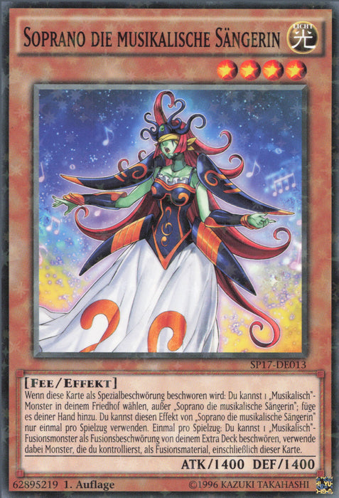 Soprano die musikalische Sängerin (V.2) SP17-DE013 Starfoil Rare