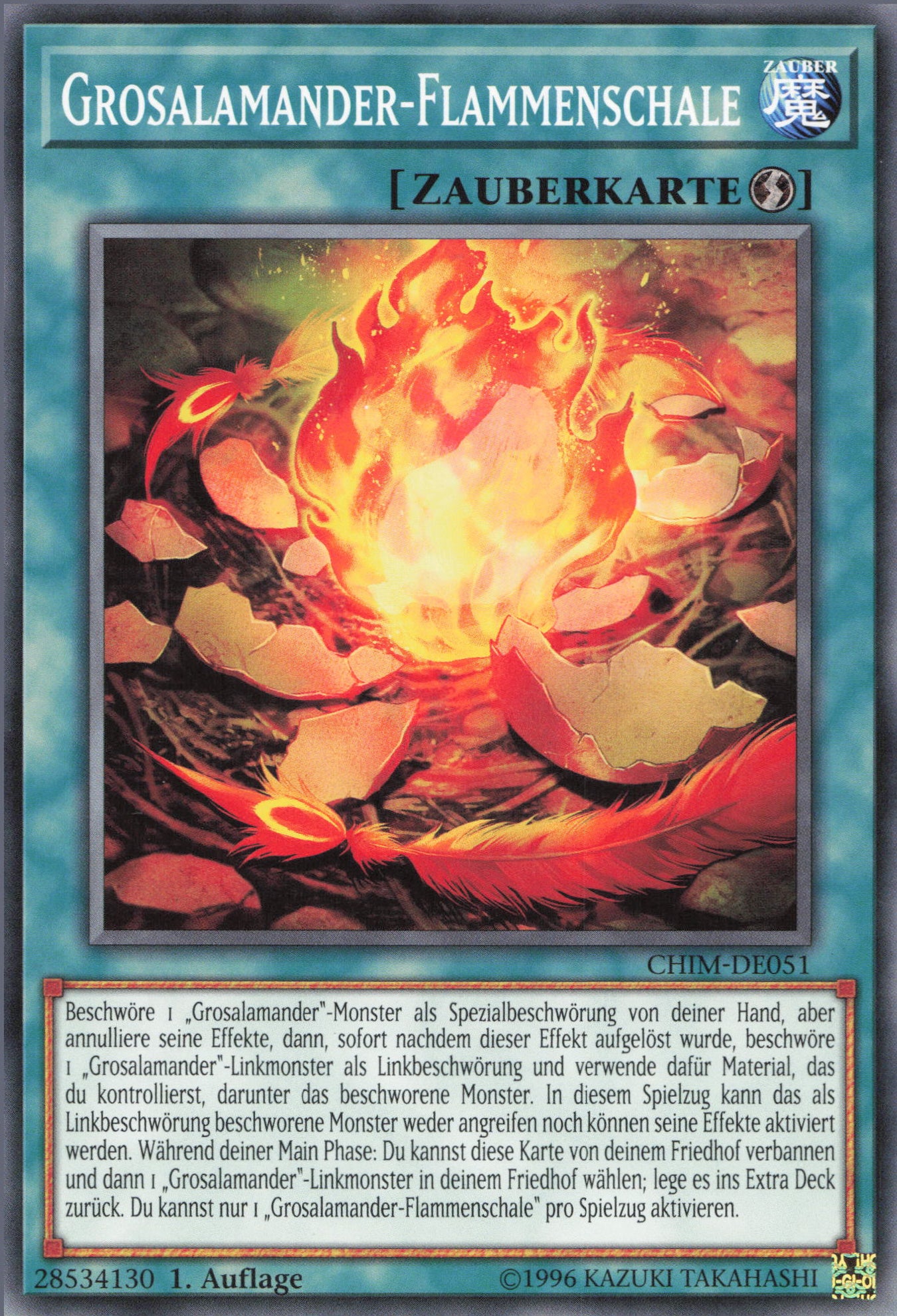 Yu-Gi-Oh! Grosalamander-Flammenschale