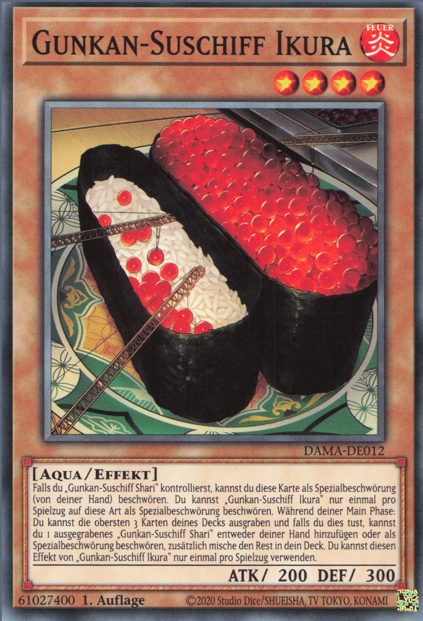 Yu-Gi-Oh! Gunkan-Suschiff Ikura