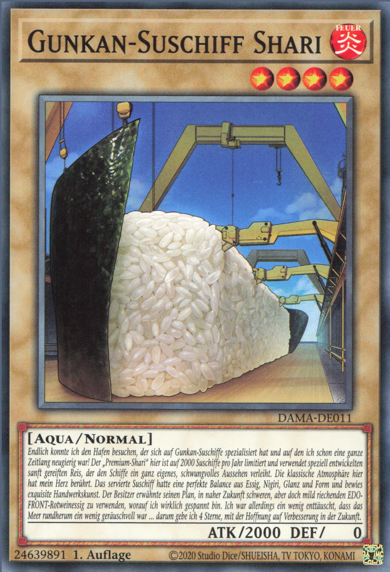Yu-Gi-Oh! Gunkan-Suschiff Shari