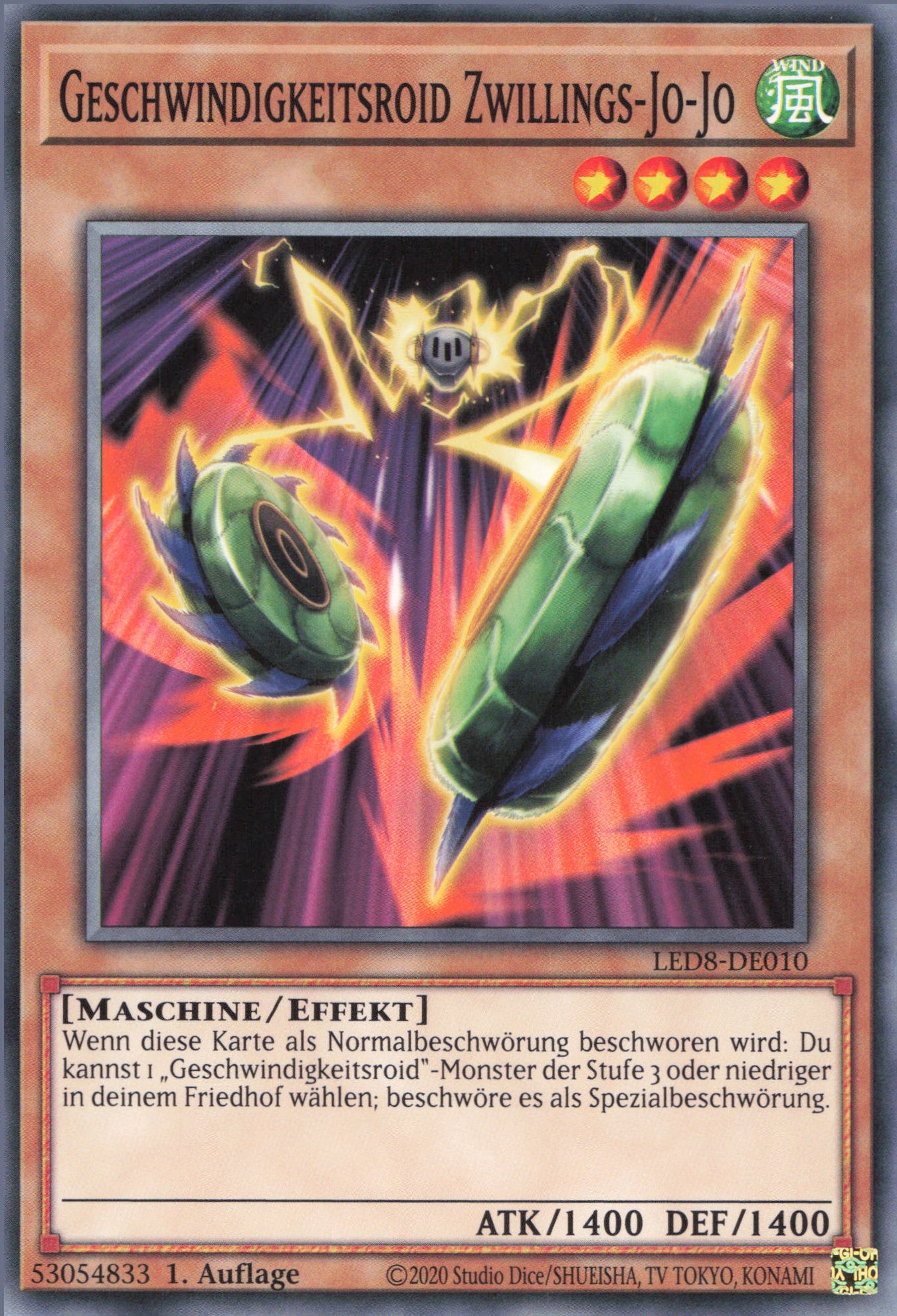 Yu-Gi-Oh! Geschwindigkeitsroid Zwillings-Jo-Jo