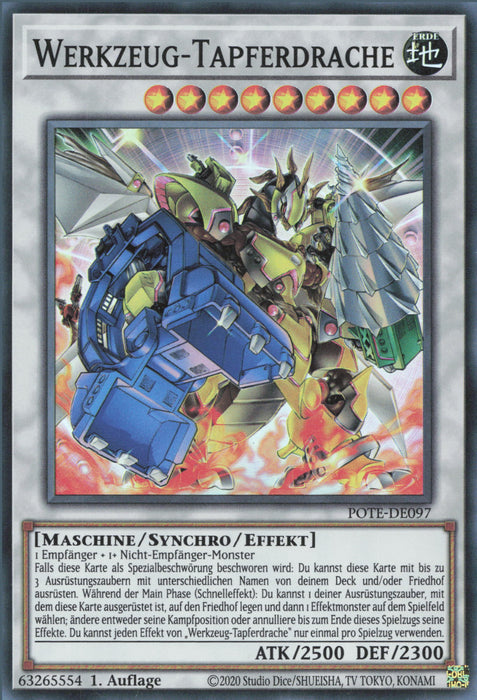 Werkzeug-Tapferdrache POTE-DE097 Super Rare