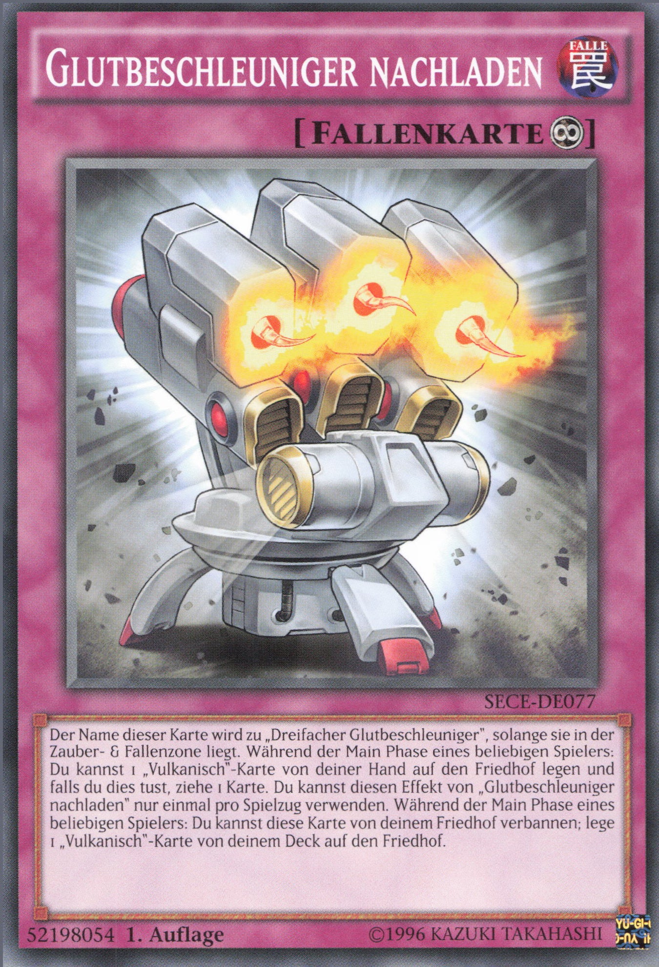 Yu-Gi-Oh! Glutbeschleuniger nachladen