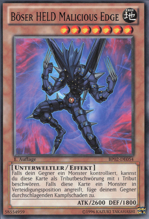 Böser Held Malicious Edge (V.2) BP02-DE054 Rare