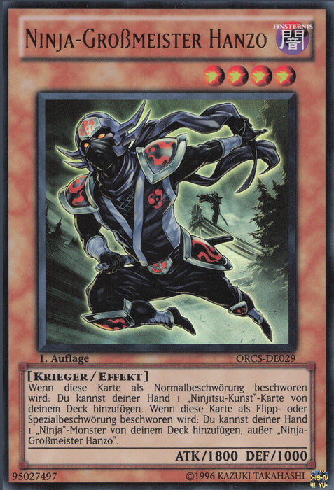 Ninja-Großmeister Hanzo (V.1) ORCS-DE029 Ultra Rare
