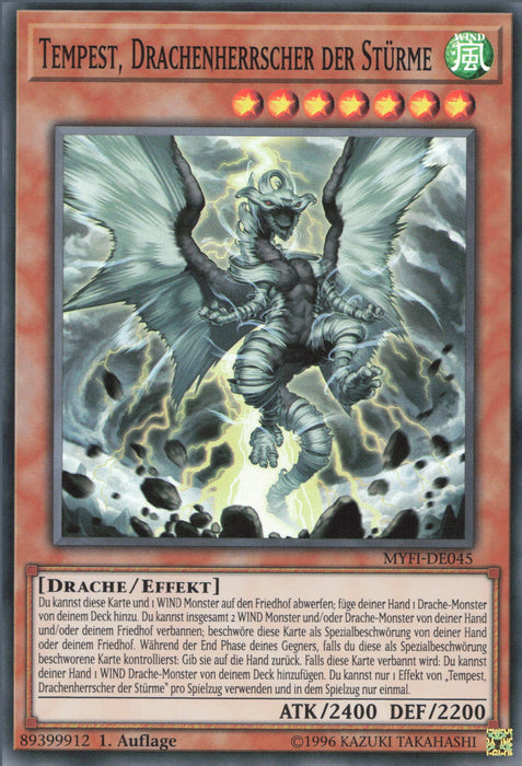 Tempest, Drachenherrscher der Stürme MYFI-DE045 Super Rare