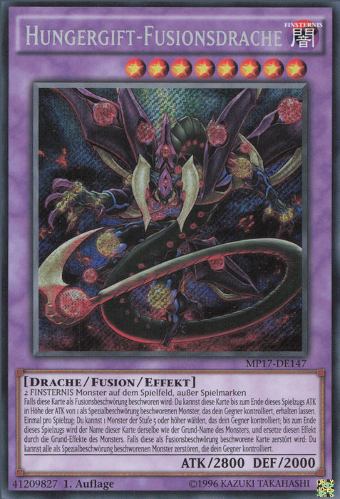 Hungergift-Fusionsdrache MP17-DE147 Secret Rare