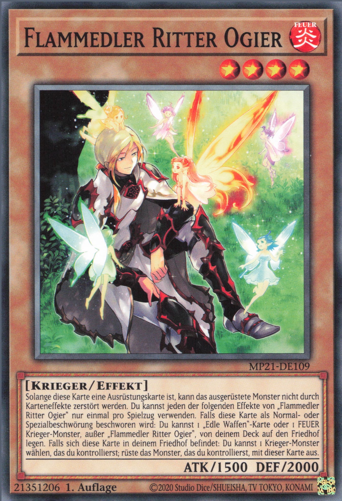 Yu-Gi-Oh! Flammedler Ritter Ogier