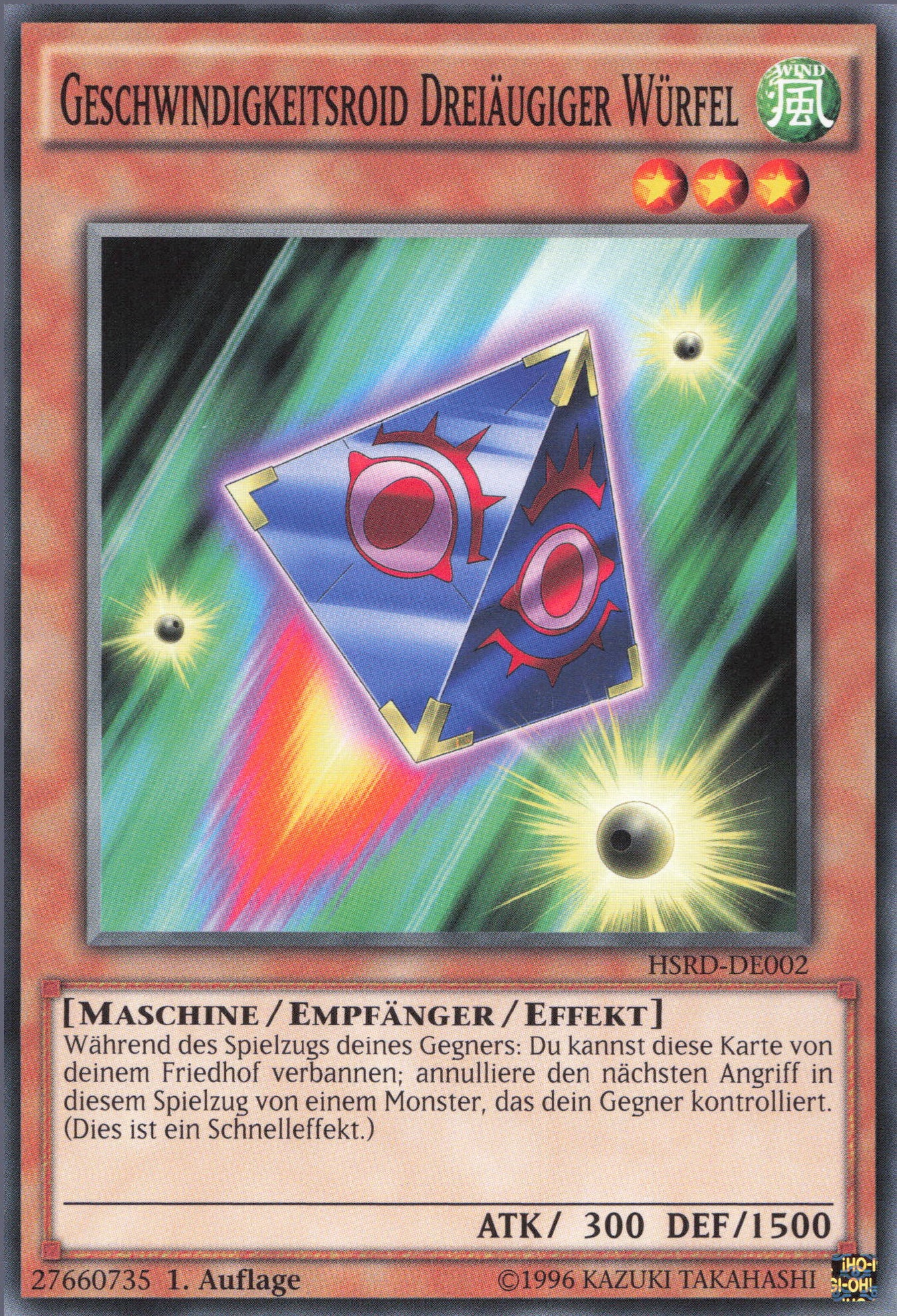 Yu-Gi-Oh! Geschwindigkeitsroid Dreiäugiger Würfel