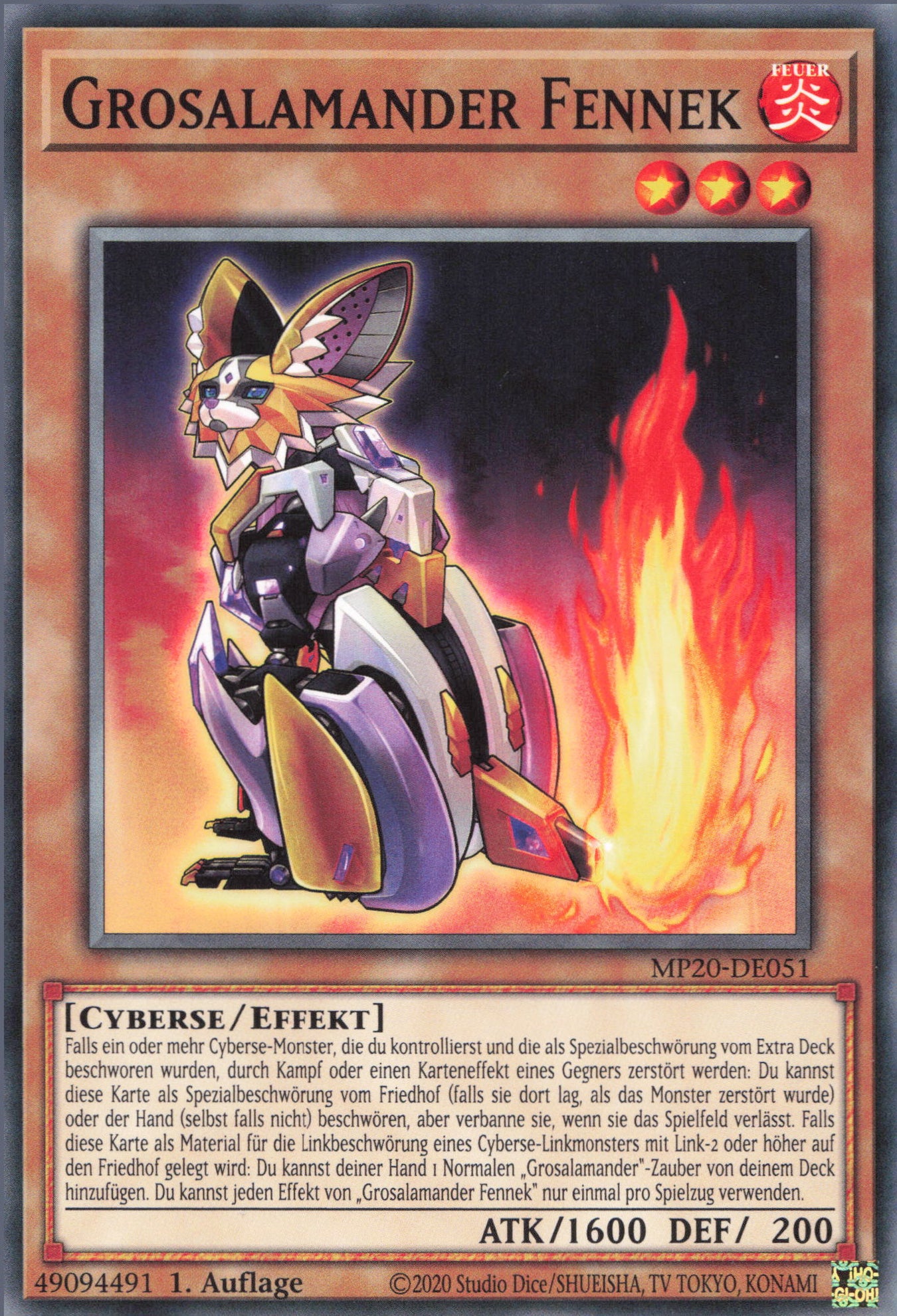 Yu-Gi-Oh! Grosalamander Fennek