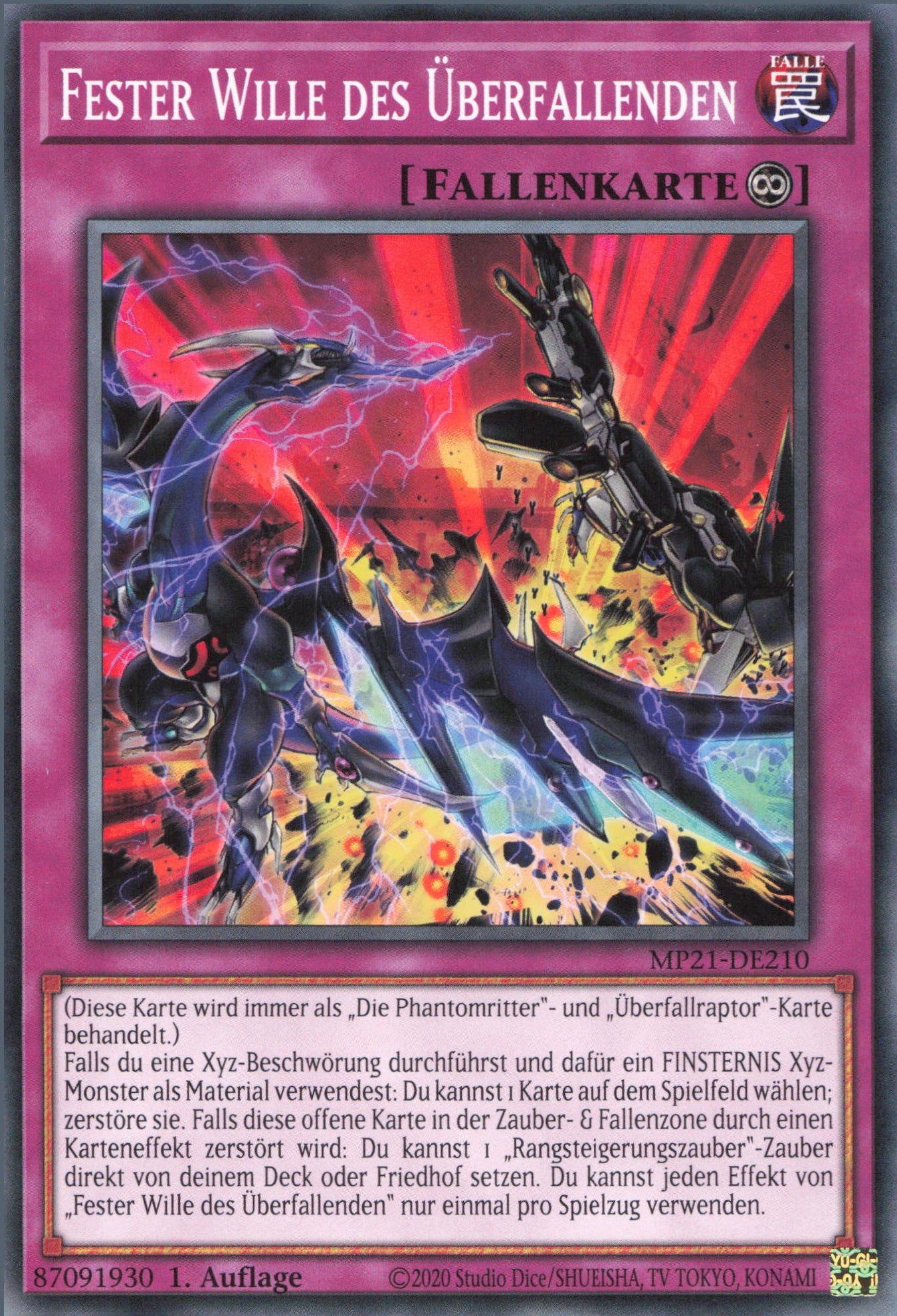 Yu-Gi-Oh! Fester Wille des Überfallenden
