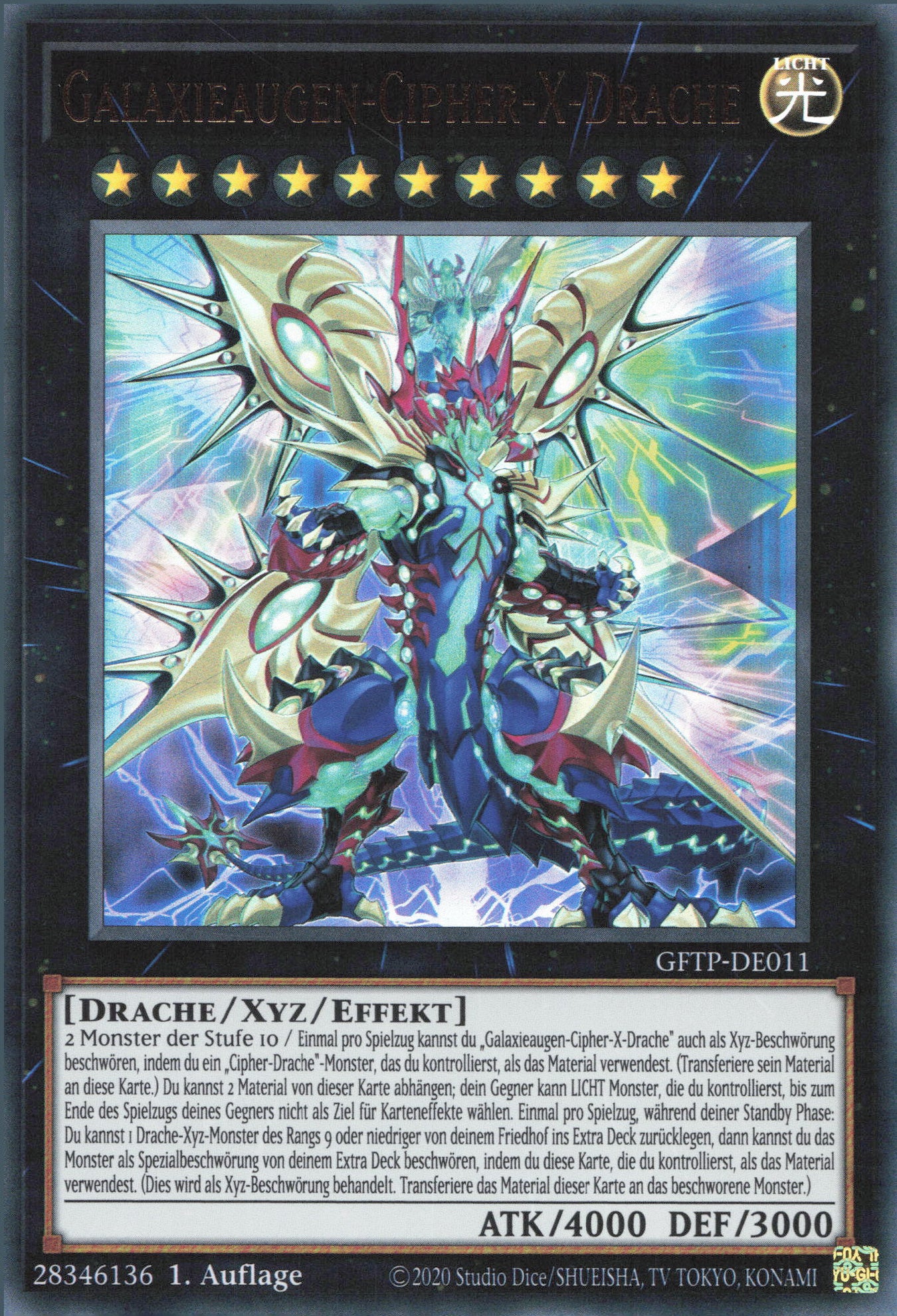 Yu-Gi-Oh! Galaxieaugen-Cipher-X-Drache