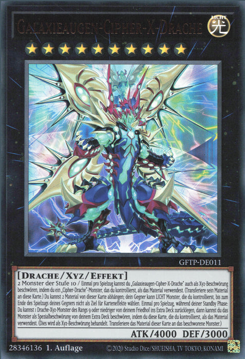 Galaxieaugen-Cipher-X-Drache GFTP-DE011 Ultra Rare