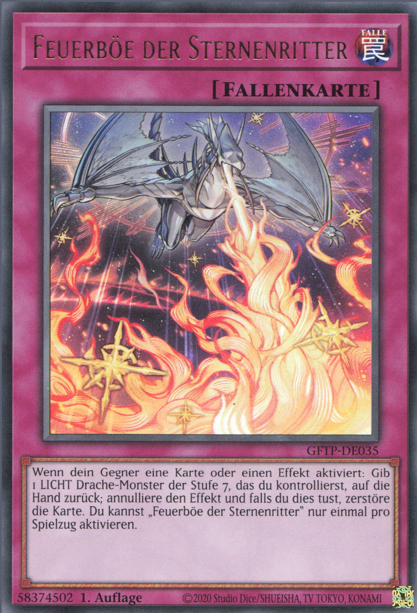 Yu-Gi-Oh! Feuerböe der Sternenritter
