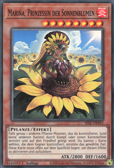 Mariña, Prinzessin der Sonnenblumen SESL-DE053 Super Rare