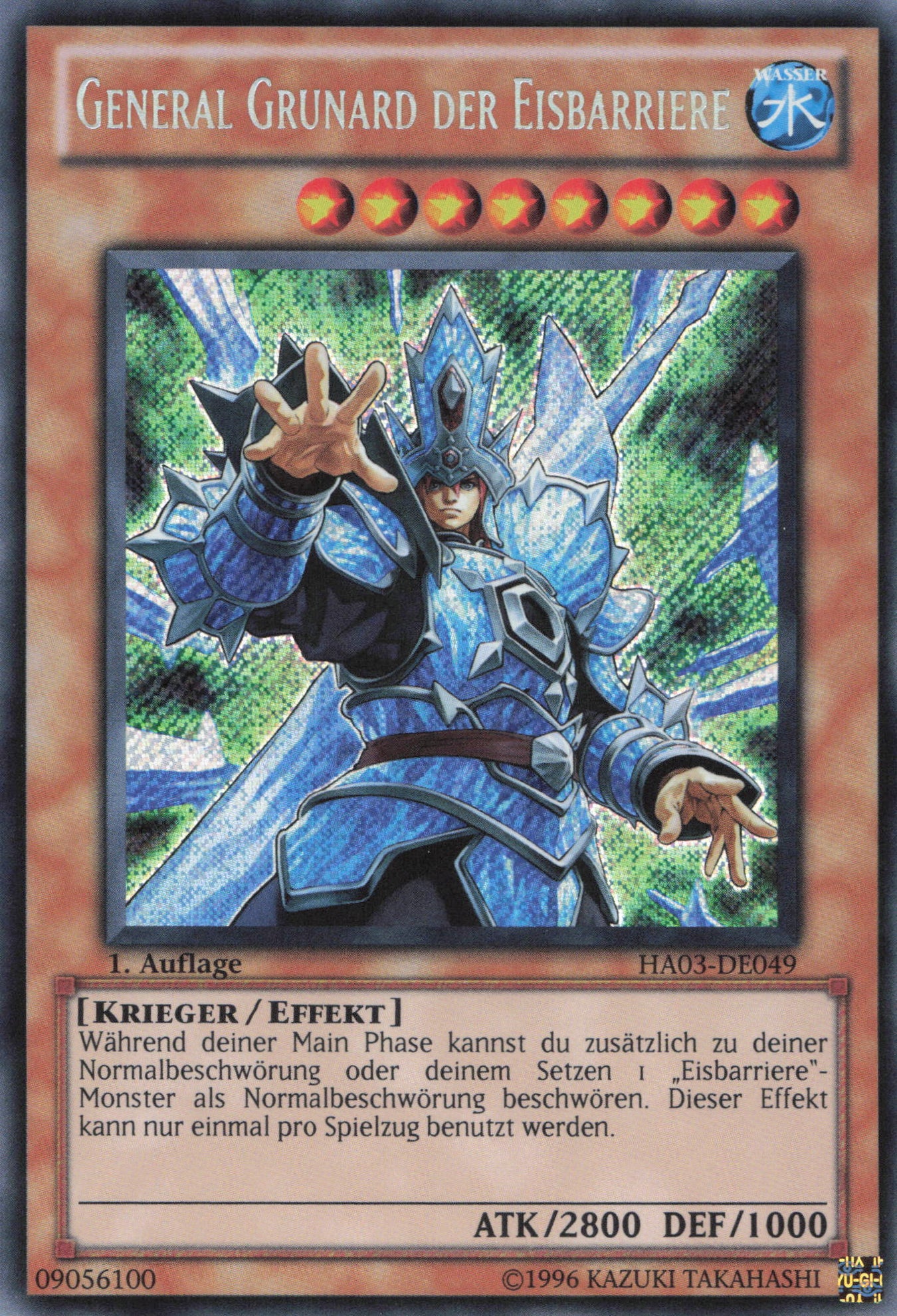 Yu-Gi-Oh! General Grunard der Eisbarriere