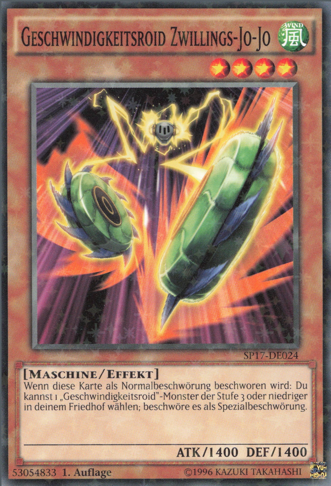 Yu-Gi-Oh! Geschwindigkeitsroid Zwillings-Jo-Jo (V.2)