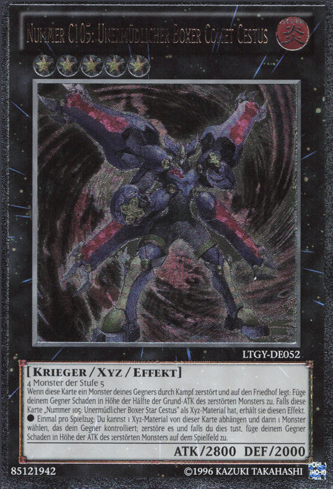 Nummer C105: Unermüdlicher Boxer Comet Caestus (V.2) LTGY-DE052 Ultimate Rare
