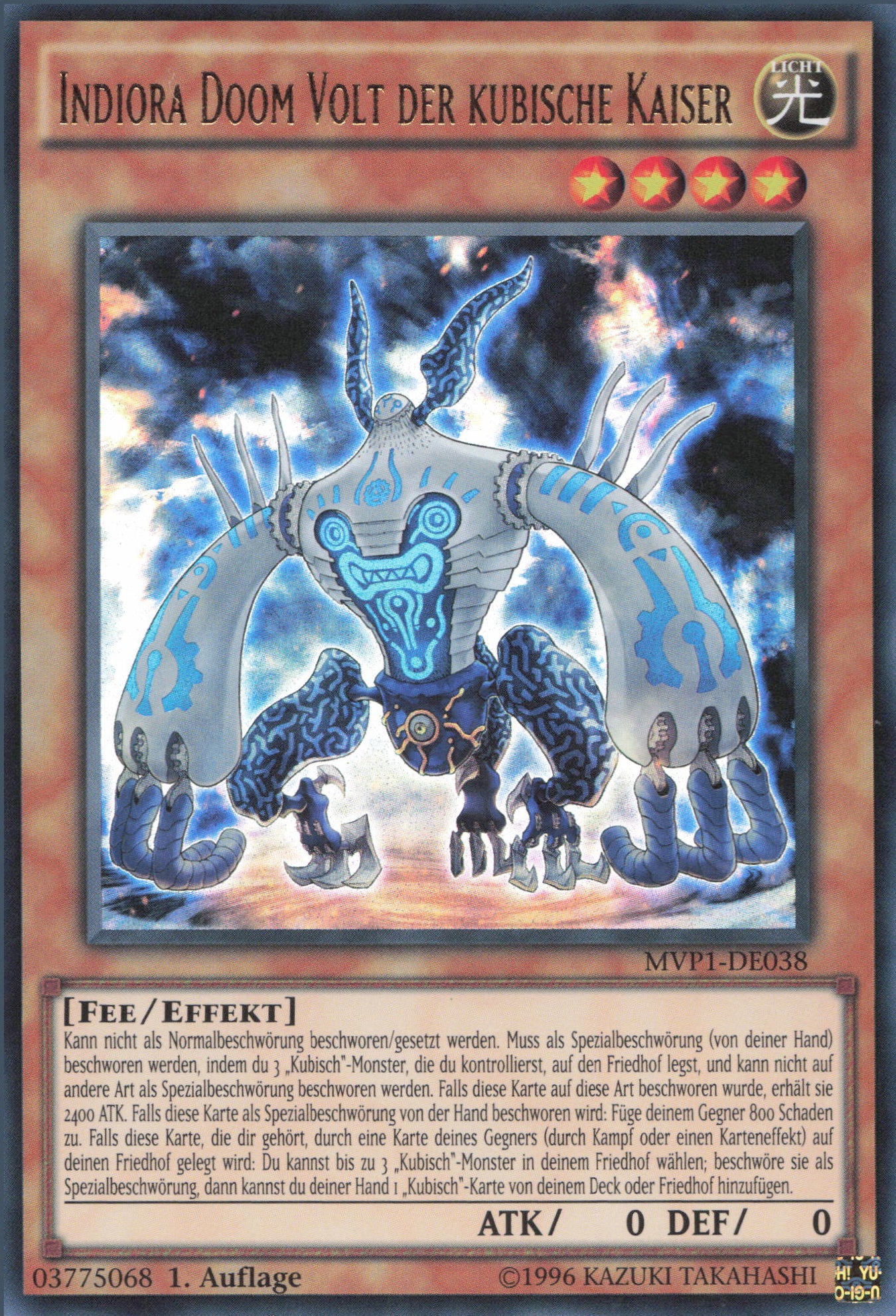 Yu-Gi-Oh! Indiora Doom Volt der kubische Kaiser