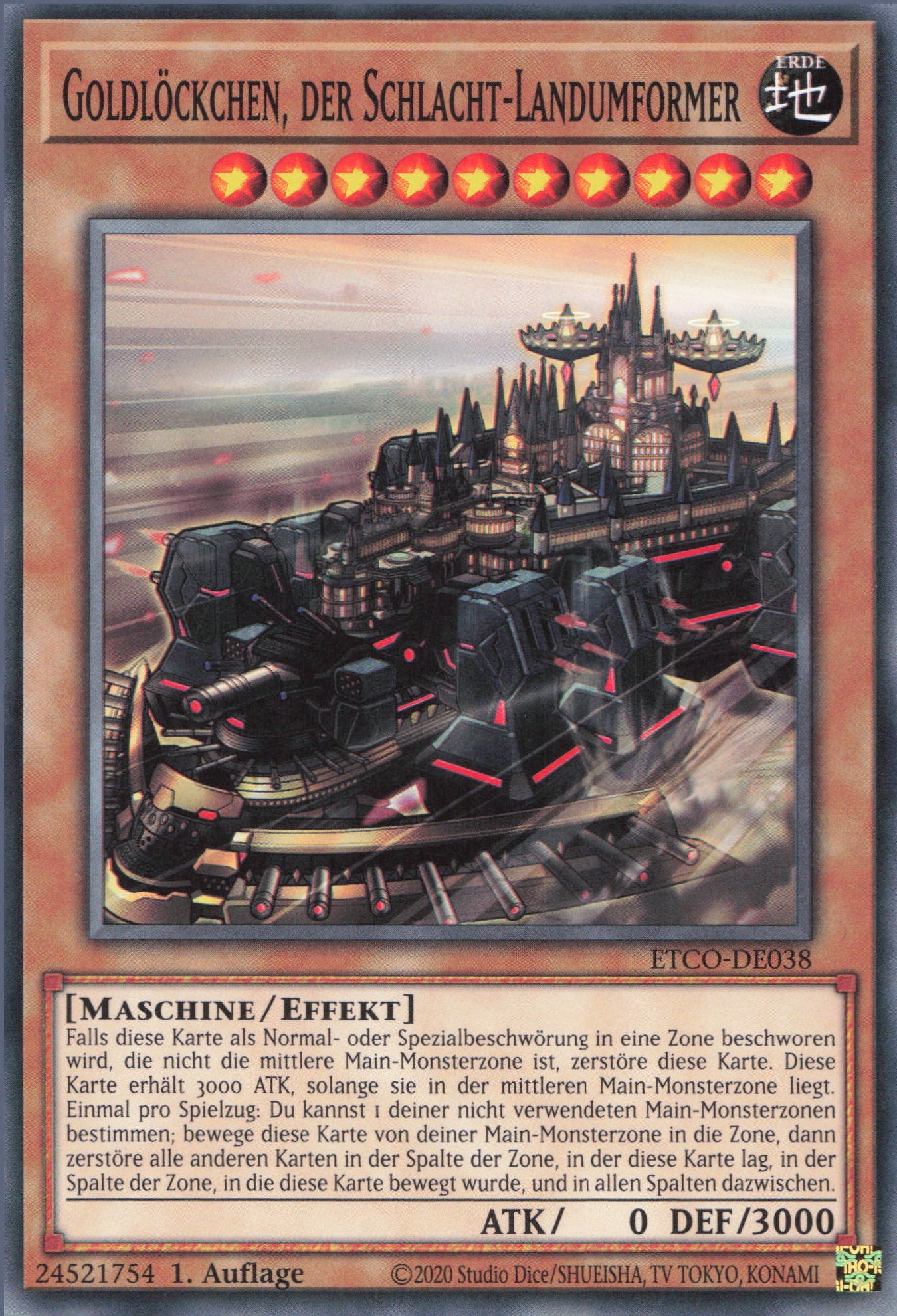 Yu-Gi-Oh! Goldlöckchen, der Schlacht-Landumformer