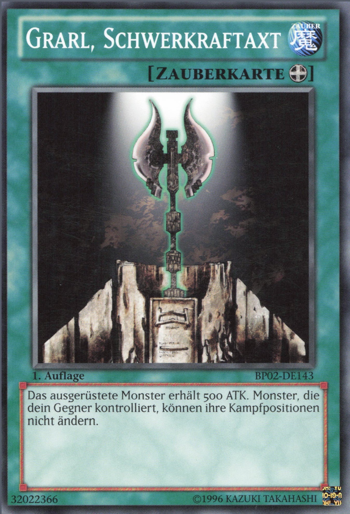 Yu-Gi-Oh! Grarl, Schwerkraftaxt (V.1)