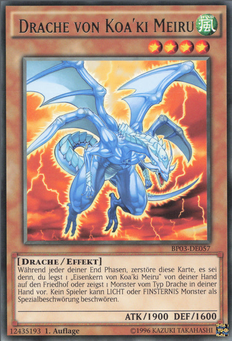 Drache von Koa'ki Meiru (V.1) BP03-DE057 Rare