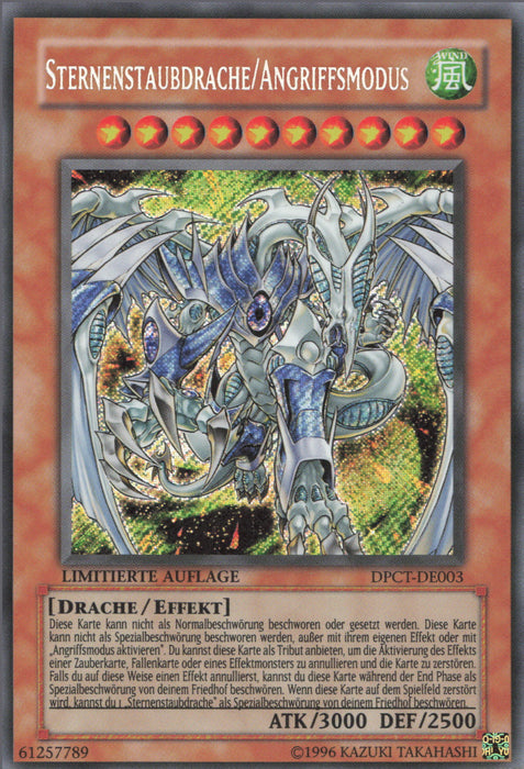 Sternenstaubdrache/Angriffsmodus (V.2) DPCT-DE003 Secret Rare