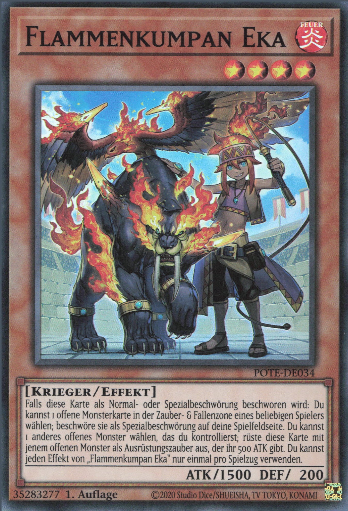 Yu-Gi-Oh! Flammenkumpan Eka