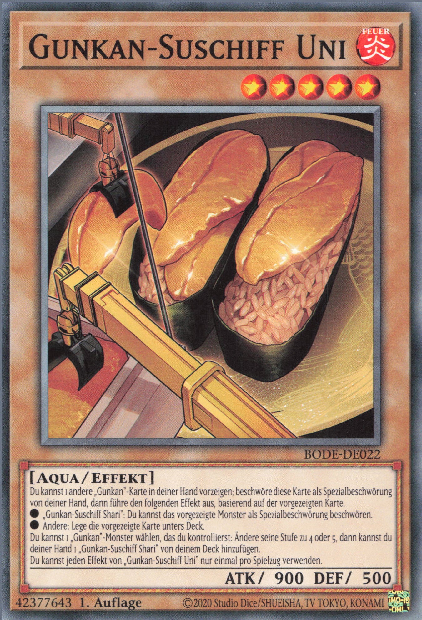 Yu-Gi-Oh! Gunkan-Suschiff Uni
