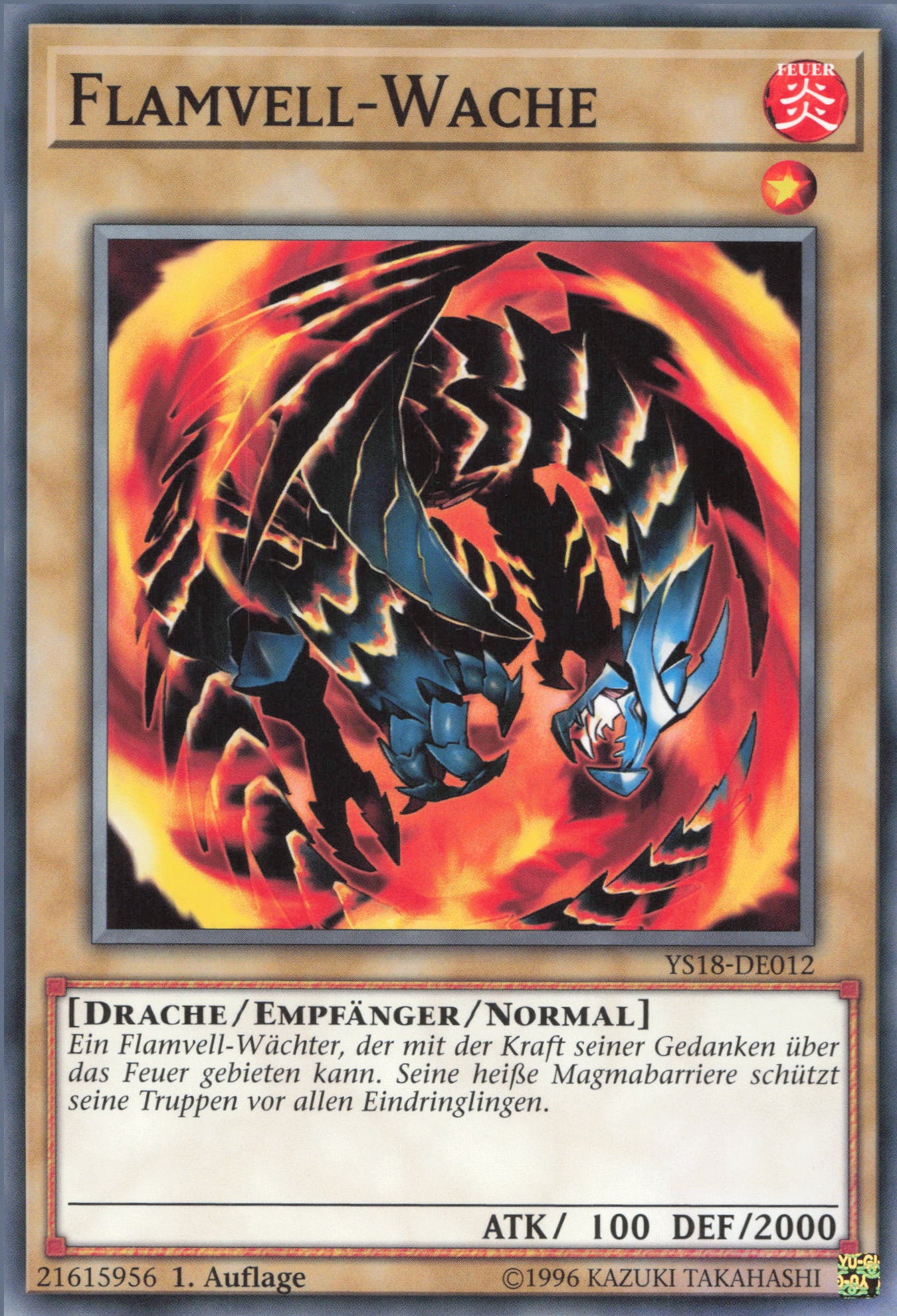 Yu-Gi-Oh! Flamvell-Wache