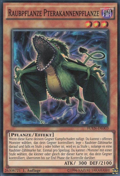 Raubpflanze Pterakannenpflanze FUEN-DE003 Super Rare