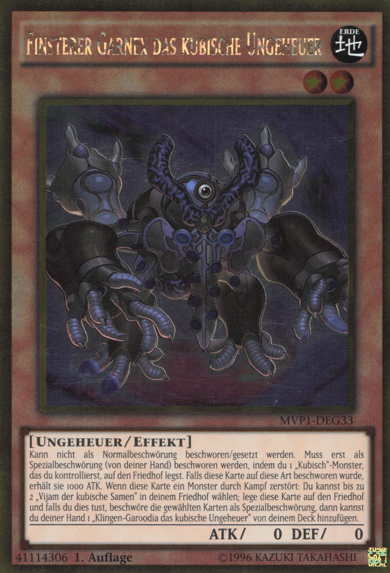 Yu-Gi-Oh! Finsterer Garnex das kubische Ungeheuer (V.2)