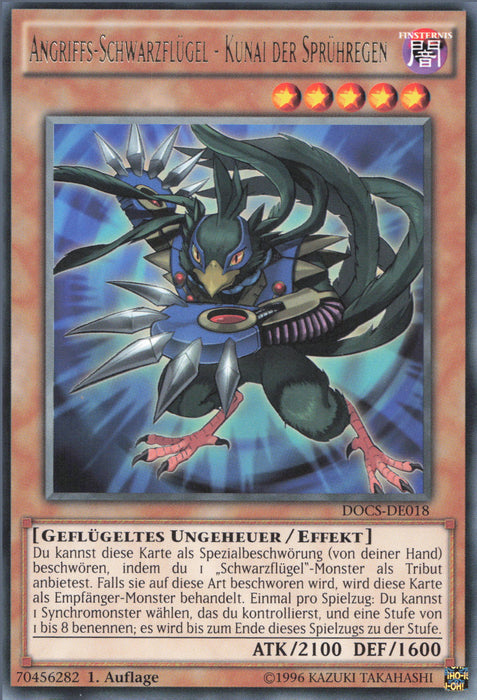 Angriffs-Schwarzflügel - Kunai der Sprühregen DOCS-DE018 Rare