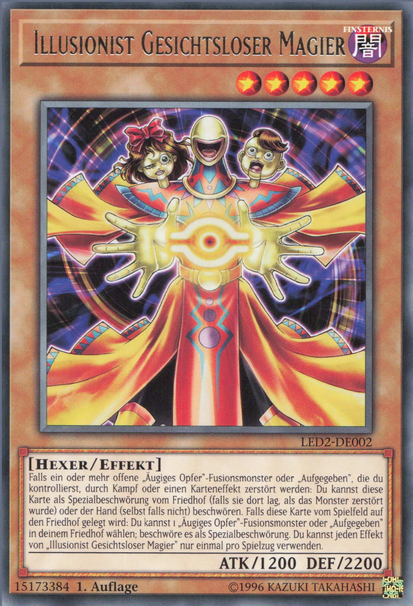 Yu-Gi-Oh! Illusionist Gesichtsloser Magier
