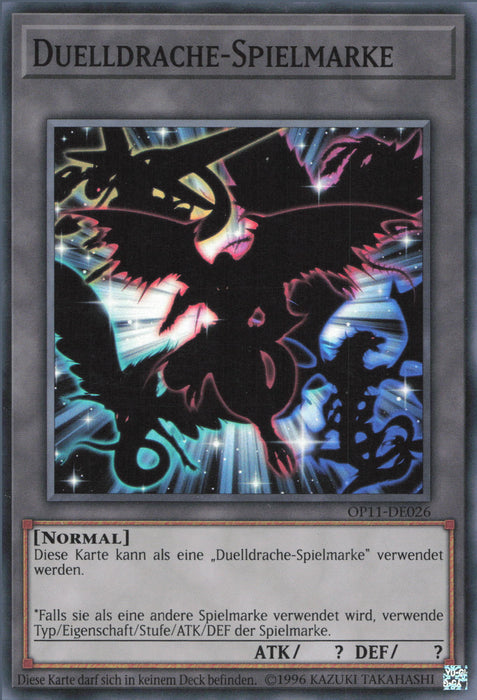 Duelldrache-Spielmarke OP11-DE026 Token