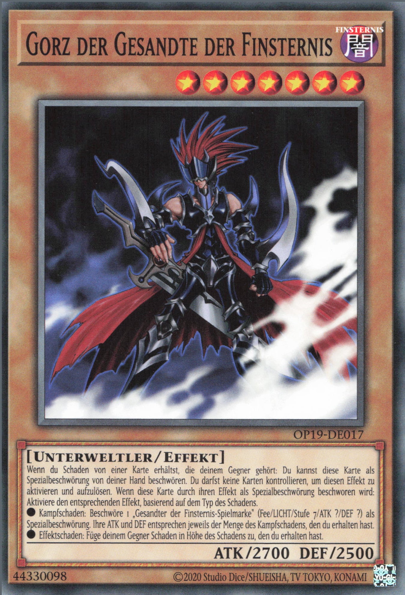 Yu-Gi-Oh! Gorz der Gesandte der Finsternis