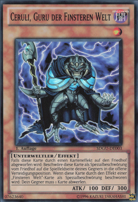 Ceruli, Guru of Dark World SDGU-DE003 Super Rare