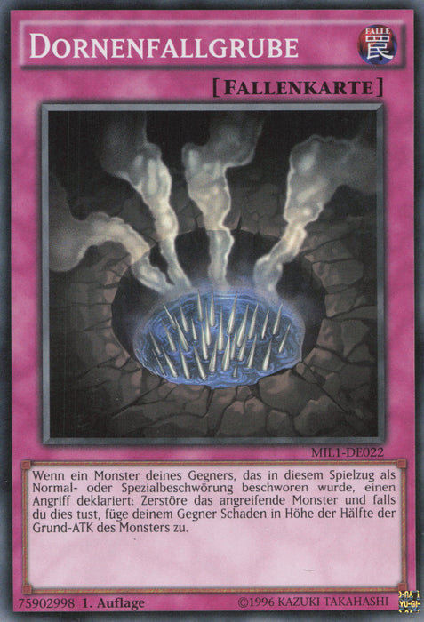 Dornenfallgrube MIL1-DE022 Super Rare