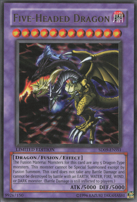 Fünfköpfiger Drache SD09-DESS1 Ultra Rare
