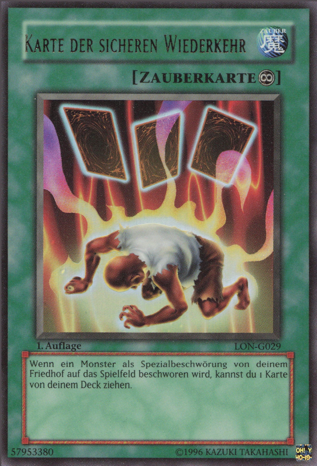 Yu-Gi-Oh! Karte der sicheren Wiederkehr (V.2)