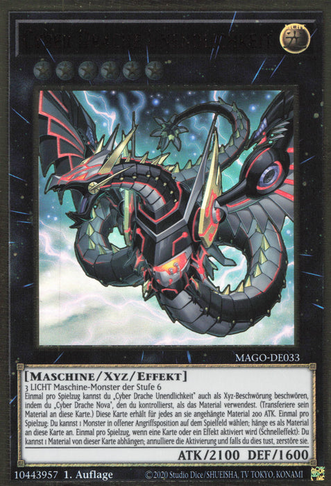 Cyber Drache Unendlichkeit (V.2) MAGO-DE033 Premium Gold Rare