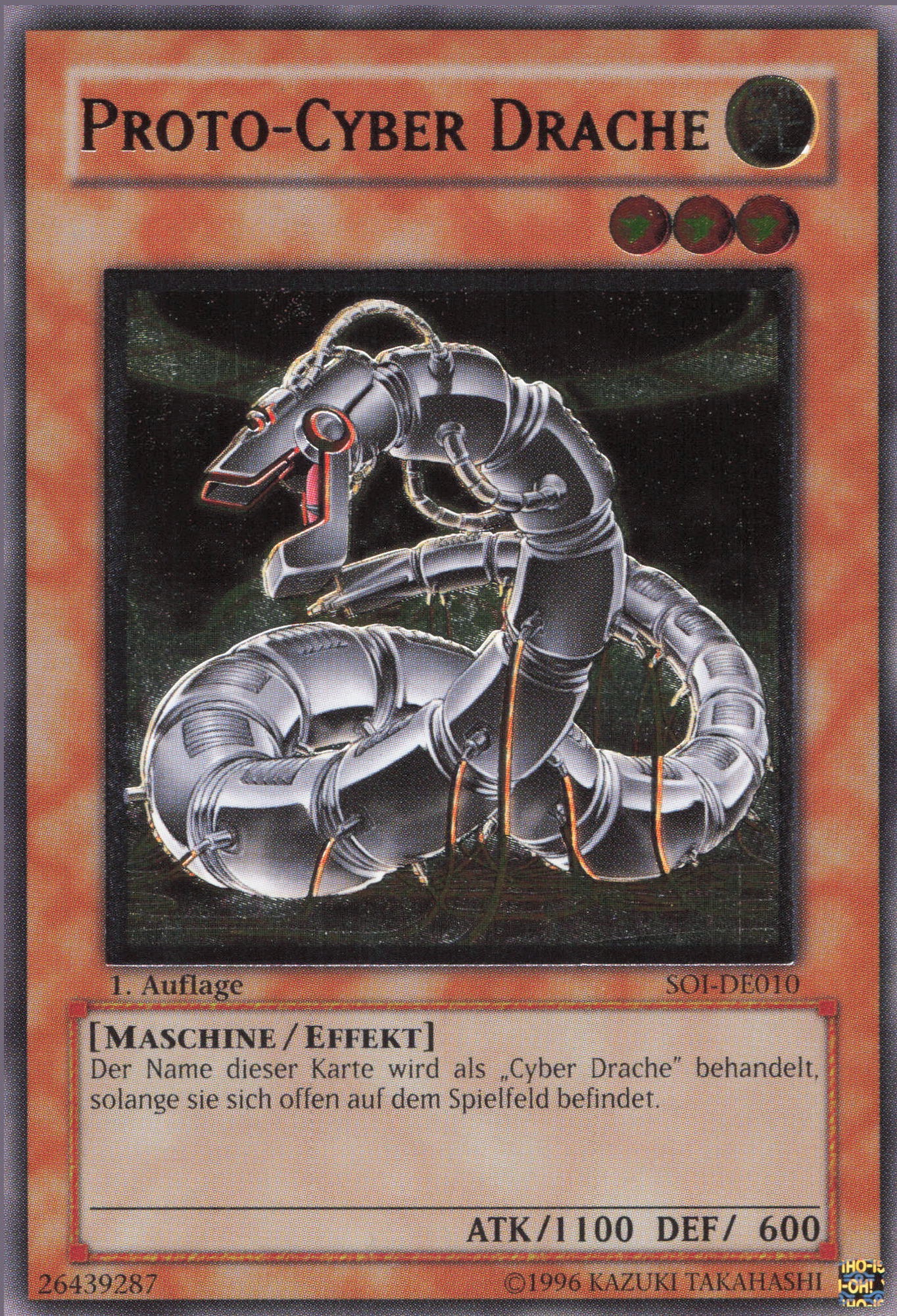 Proto-Cyber Drache (V.2) SOI-DE010 Ultimate Rare — ReCollectibles