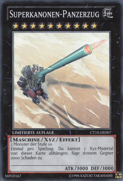 Superkanonen-Panzerzug CT10-DE007 Super Rare