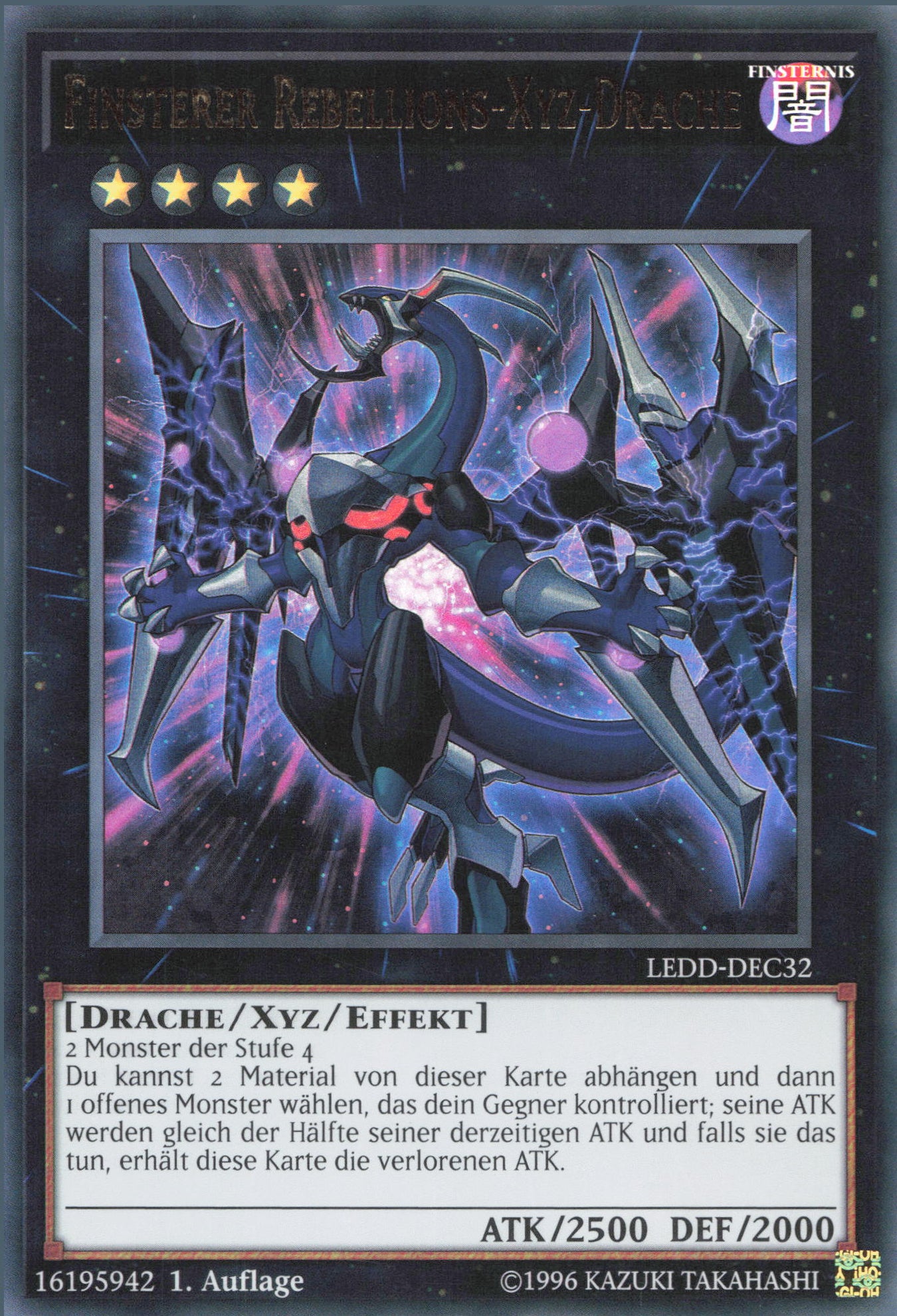 Yu-Gi-Oh! Finsterer Rebellions-Xyz-Drache